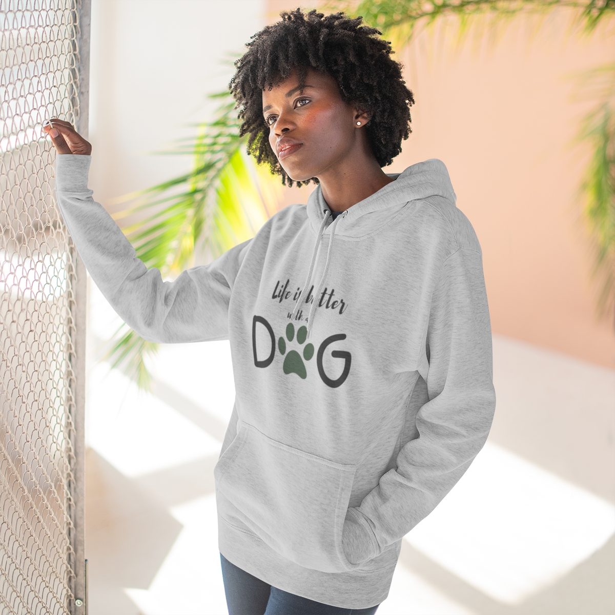 Life is better with a DOG Valley Canine Training Unisex Premium Pullover Hoodie - Image 6